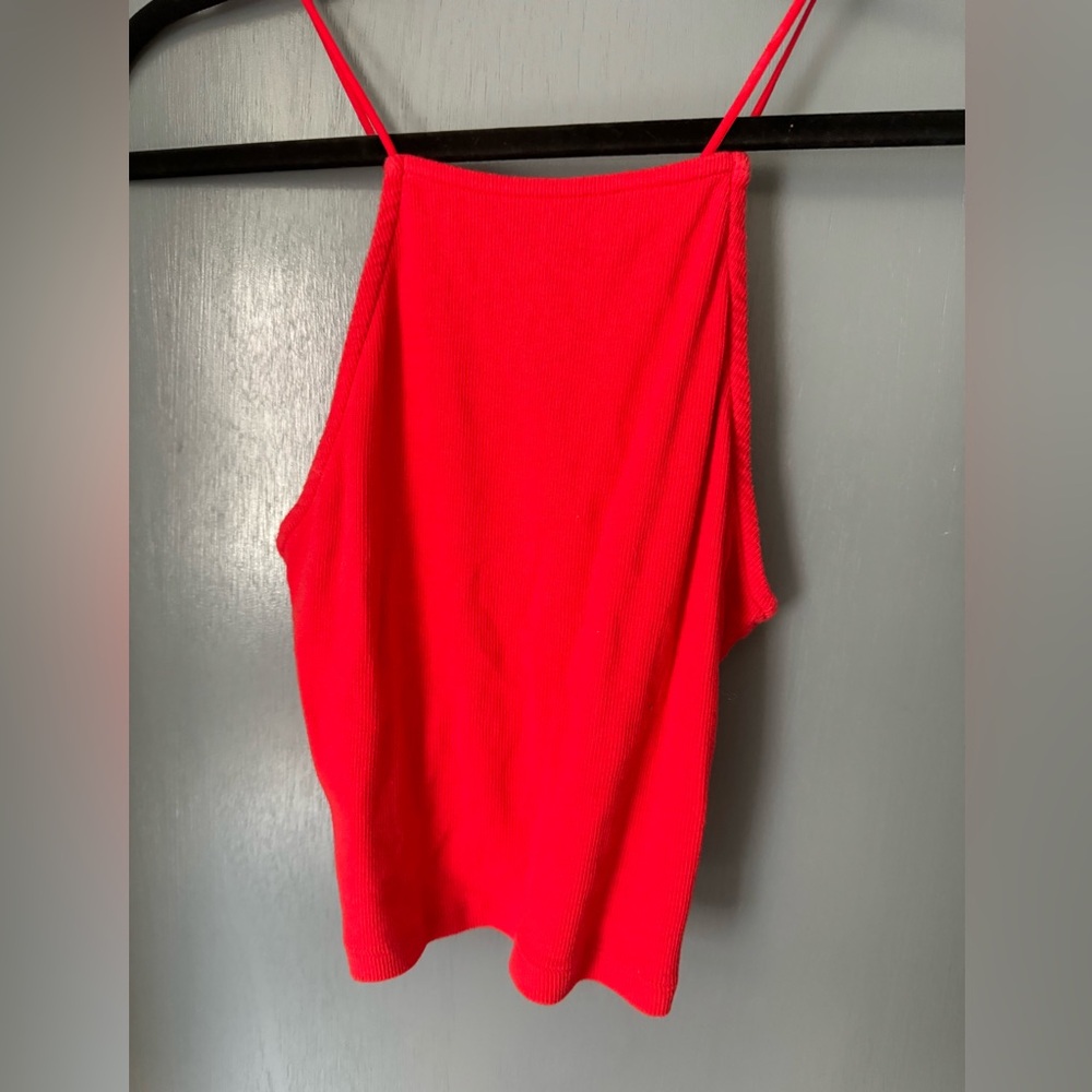 Red crop top pacsun